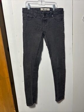 Wet Seal Charcoal Gray Skinny Jeans